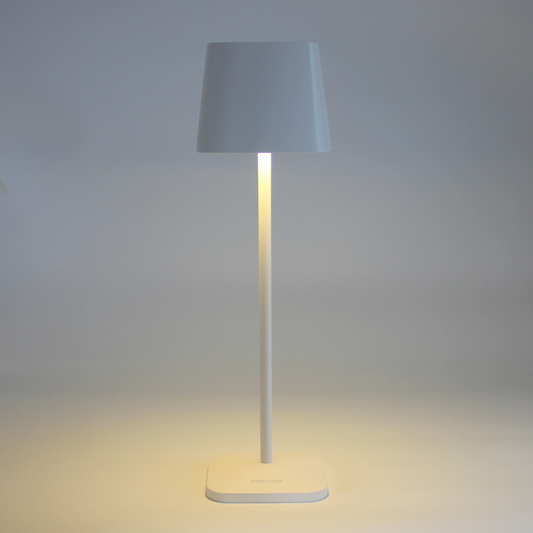 Tafellamp Mars Wit Licht Aan