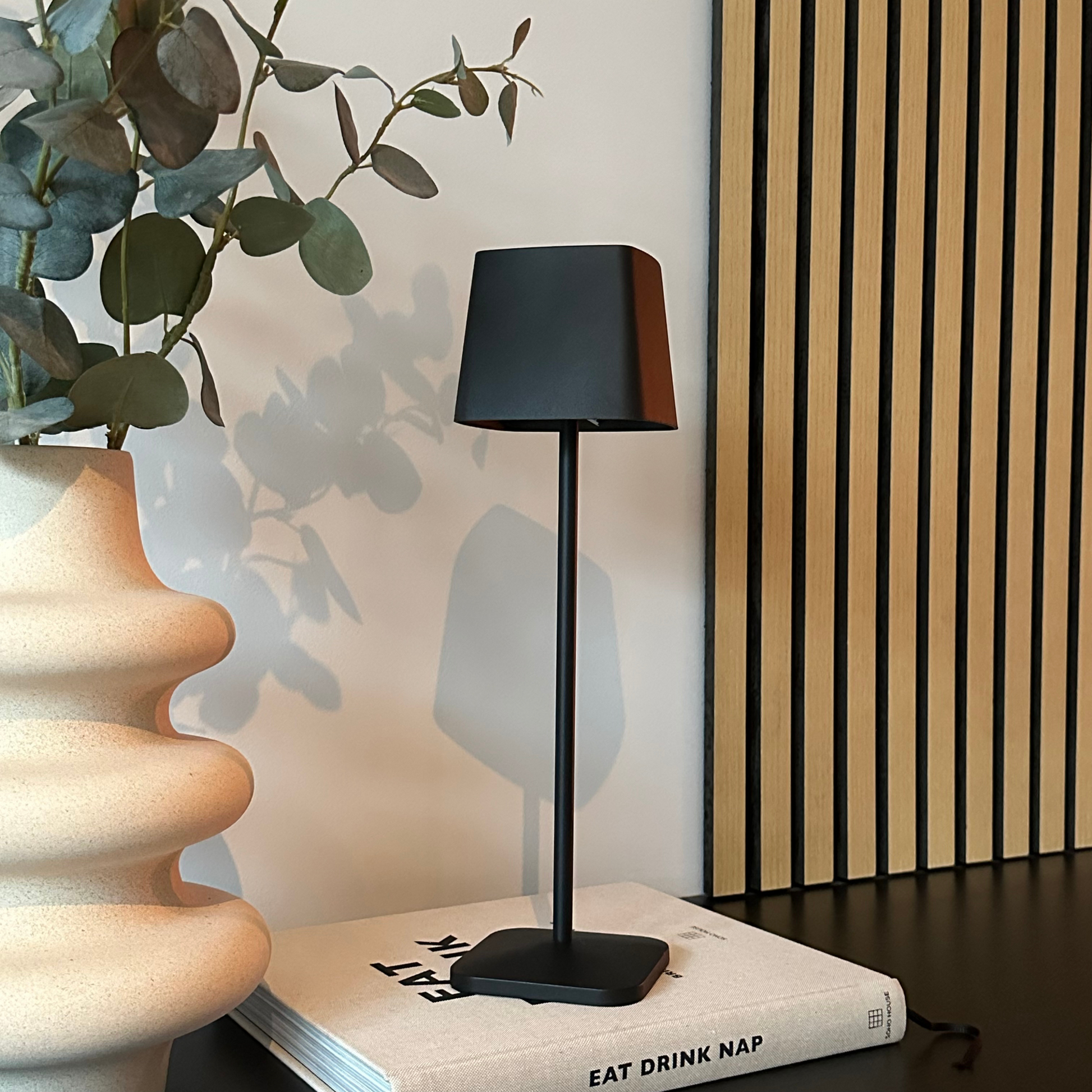 Tafellamp Mars Zwart Sfeer Licht