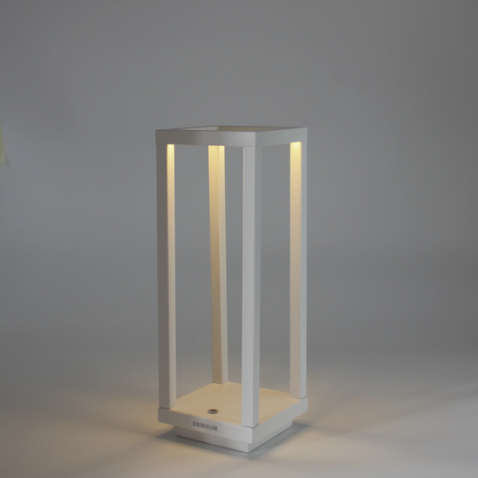 Tafellamp Mercurius Wit Licht Aan
