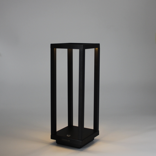 Tafellamp Mercurius Zwart Licht Aan